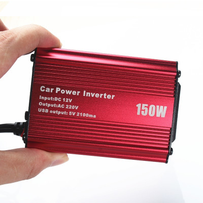 Bộ Chuyển Đổi Nguồn Điện DC 12V Sang AC 110V/220V 150W Cho Xe Ô Tô Cao Cấp -Hàng Nhập Khẩu
