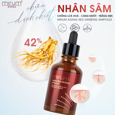 Tinh chất hồng sâm chống lão hóa, làm trắng, giữ ẩm Mirum 50ml