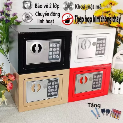 Két sắt mini khóa điện tử 