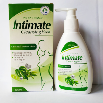 DUNG DỊCH VỆ SINH PHỤ NỮ TRẦU KHÔNG TRÀ XANH INTIMATE CLEANSING - GIÚP LÀM SẠCH NHẸ NHÀNG - KHÁNG KHUẨN - KHỬ MÙI HÔI - NGĂN NGỪA VIÊM NHIỄM - NẤM NGỨA - CHAI CÓ VÒI 125ML