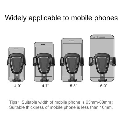 Bộ đế giữ điện thoại khóa tự động dùng cho xe hơi Baseus LV116 -Hàng Chính Hãng