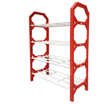 Kệ Để Giày Dép 4 Tầng Bằng Nhựa Cao Cấp Tiện Lợi Phiên Bản Mới Dễ Dàng Lắp Ghép Giao Màu Ngẫu Nhiên