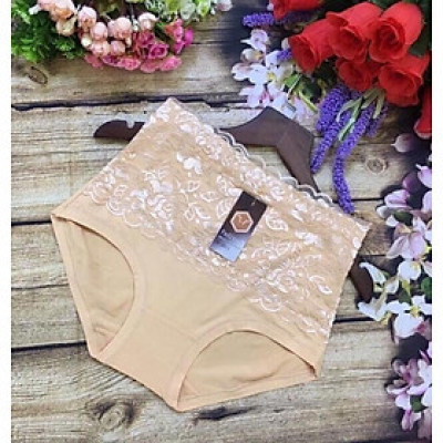 Combo 2 Chiếc Lót Ren nhe  Cạp Cao Mã 2015 - Vừa Quần Lót Vừa Gen Bụng QLG2015