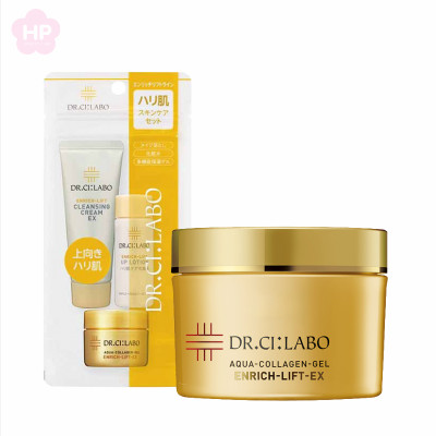 Bộ Sản Phẩm Dưỡng Da Cơ Bản Set Giúp Nâng Cơ Và Trẻ Hóa Da Dr.Ci:Labo Enrich-Lift Skin Care