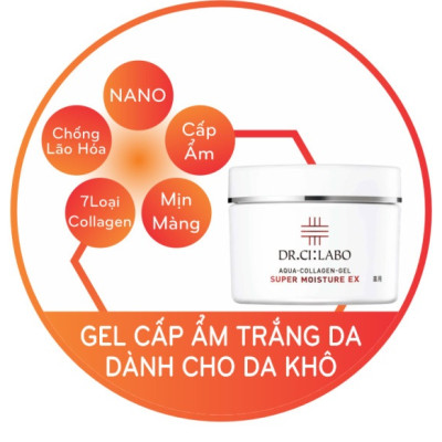 Gel Dưỡng Ẩm Và Ngăn Ngừa Nếp Nhăn Dr.Ci:Labo Aqua-Collagen-Gel Super Moisture Ex (50 G)