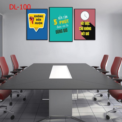Tranh gỗ MDF treo tường, tranh treo tường, tranh động lực, tranh slogan, tranh trang trí văn phòng