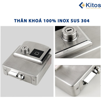 Khóa thông minh Kitos KT-DL02 Pro vân tay 2 chiều