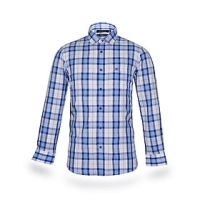 Áo sơ mi nam tay dài form suông Khatoco A1MD468T1-CNCR034-2407-D