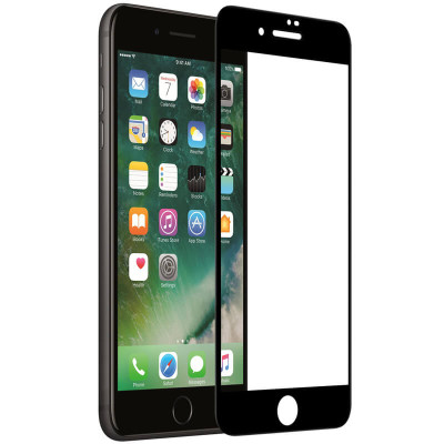 Miếng dán kính  cường lực 3D full màn hình cho iPhone 7 Plus / 8 Plus hiệu Nillkin XD CP + Max (Mỏng 0.3mm, Kính ACC Japan, Chống Lóa, Hạn Chế Vân Tay) - Hàng chính hãng