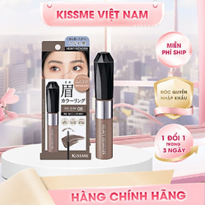 Mascara Chải Đổi Màu Lông Mày Chống Trôi Siêu Bền Ex Kissme Heavy Rotation Coloring Eyebrow (6 màu)