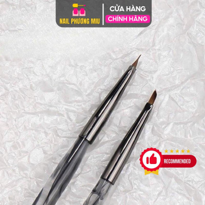 Cọ Tam Giác Vẽ Nail Cán Trong, Cọ Đầu Chéo, Đầu Xéo Đầu Nhỏ, Cọ Vẽ Nail, Hoa, Lá Tiện Lợi