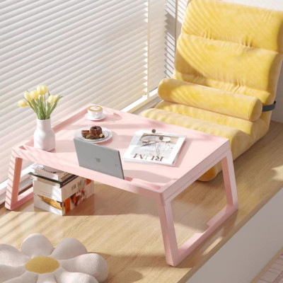 Bàn học nhựa gấp gọn  có khe cắm ipad ,bút bi ,