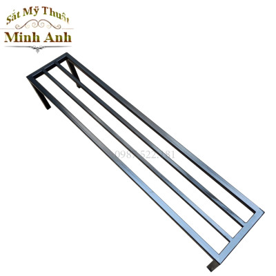 Kệ kê chậu cây Dài 80 -90 cm. Rộng 20-25-30cm. Cao 10-15-20-25-30cm. Hộp thép 16 x16mm. 2 nan phụ ( Hàng Chính Hãng )