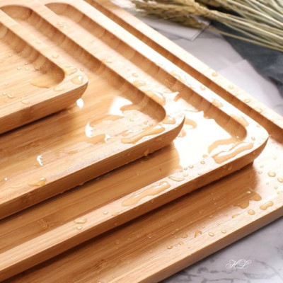 KHAY VUÔNG GỖ TRE CAO CẤP | KHAY GỖ VUÔNG DECOR | KHAY GỖ TRE VUÔNG