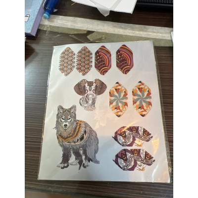 Dán Hoa Văn Đàn Guitar I Dán Cần Đàn Dành Cho Guitar ,Ukulele I Sticker Miếng Dán Trang Trí Cần Đàn Guitar