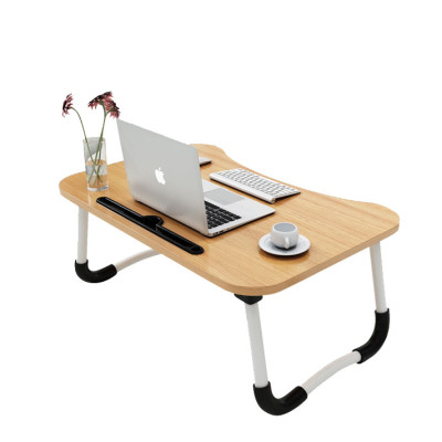 Bàn Học Gấp Gọn Thông Minh Có Khe Để Ipad- Màu CaFe Sữa