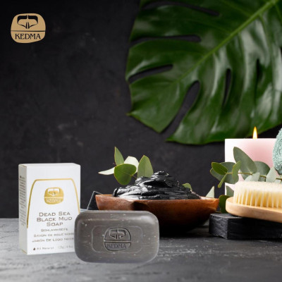 Xà Phòng Bùn Đen Từ Biển Chết Kedma Dead Sea Black Mud Soap Giúp Làm Sạch Sâu Nhẹ