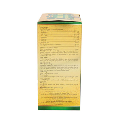 Cà Gai Leo Gold Tex giúp giải độc tăng cường chức năng gan Chai 50 viên