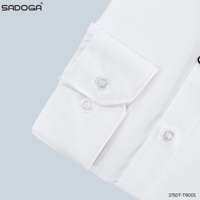  Áo Sơ Mi Trắng Sadoga Dài Tay Regular Fit, Thấm Hút Mồ Hôi, Chất Liệu Cao Cấp T9001