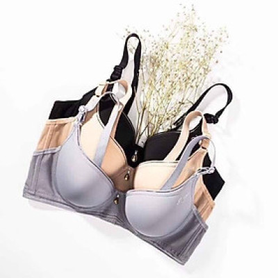 Áo Ngực Đệm Mỏng Trơn Bản To Dành Cho Bầu Ngực To