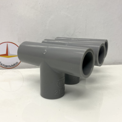 Tê 21 nhựa PVC Bình Minh (Tee) _ T21 (10 cái )