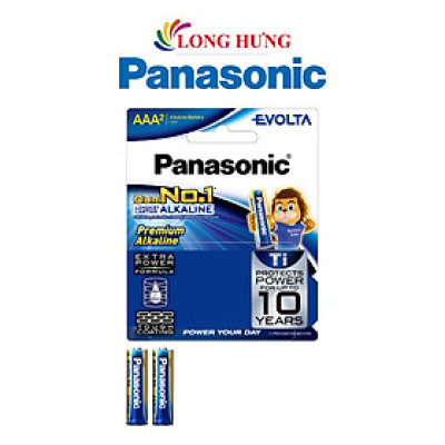 Vỉ Pin kiềm Panasonic Alkaline Evolta AAA LR03EG/2B-V (2 viên/10 viên) - Hàng chính hãng
