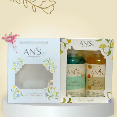 Hộp Quà Tặng Combo 2 Gel Tắm 500G AN