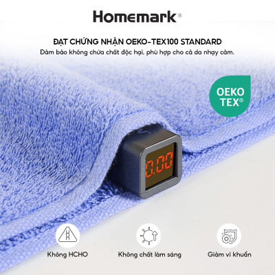 Khăn Tắm 100% Cotton Pakistan Cao Cấp Homemark - Siêu Dày, Mềm Mại, Không Phai Màu, Thấm Hút Tốt