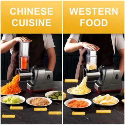 Máy thái rau củ quả đa năng 5 chế độ Camoca VSQ-S5, công suất 500W - Hàng chính hãng