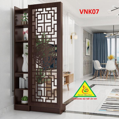 Vách ngăn phòng khách - nhà bếp Vách ngăn phòng VNK07 - Nội thất lắp ráp Viendong Adv