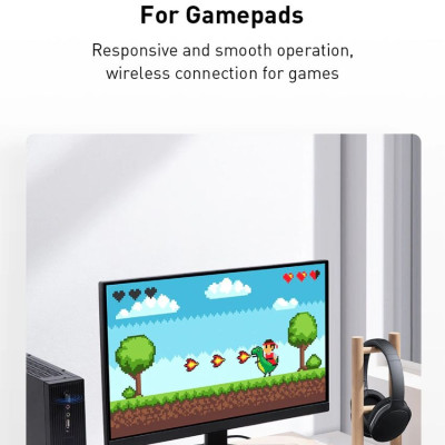 USB chuyển đổi Baseus Wireless Adapter BA04 for Laptop phát Bluetooth 5.1 ZJBA000001 - Hàng chính hãng