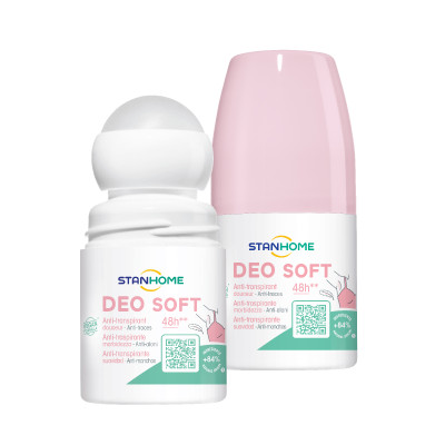 Lăn khử mùi, chống mùi không cồn cho da nhạy cảm Stanhome Deo Soft 50ml