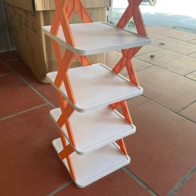 Kệ để và sắp xếp giày dép, túi xách, đồ dùng gia đình 5 tầng tiết kiệm diện tích gia đình, dễ dàng đặt góc phòng, ban công, chất liệu 100% bằng nhựa PP chịu lực