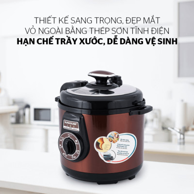 Nồi Áp Suất Điện Đa Năng Sunhouse SHD1562 (6L) - Hàng chính hãng