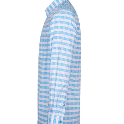 Áo sơ mi nam tay dài form suông Khatoco A1MD498T1-CNCR298-2502-D