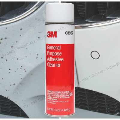 Dung dịch tẩy keo nhựa đường 3M 08987 chất tẩy rửa đa năng vết keo nhựa dầu mỡ vết bẩn vệ sinh xe