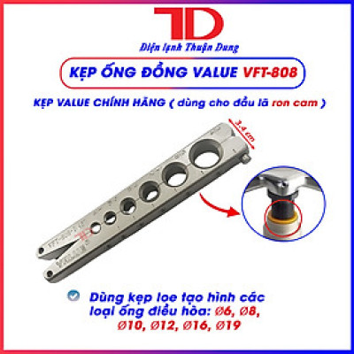 Kẹp ống đồng 808 size 3.1 cm và 3.4 cm dùng được cho bộ lã ông đồng VALUE 808, IS808 MIS808 VFB-I, Điện Lạnh Thuận Dung