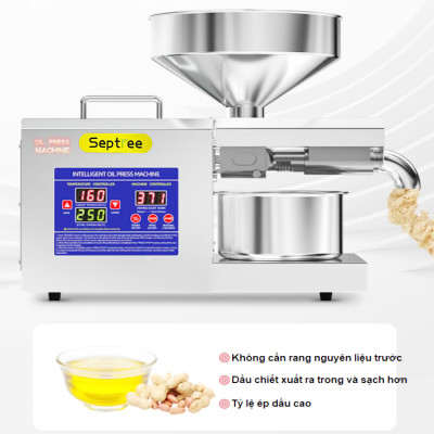 Máy ép dầu thực vật chuyên nghiệp nâng cấp hoàn toàn, kinh doanh, nhà hàng, khách sạn. Thương hiệu Mỹ cao cấp Septree - K39. HÀNG CHÍNH HÃNG