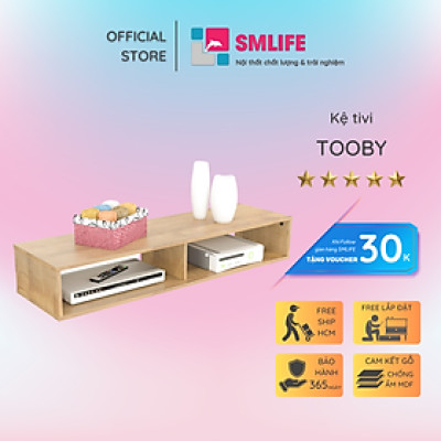 Kệ tivi treo tường đơn giản SMLIFE Tooby