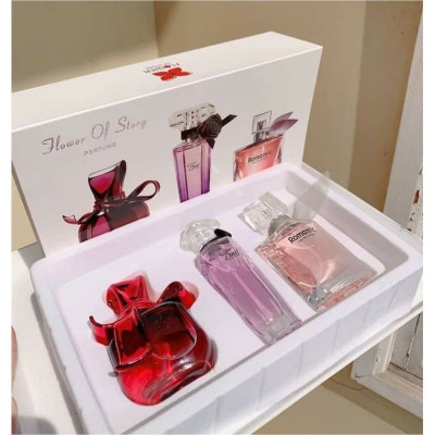 Dụng cụ trang điểm làm đẹp cho bạn gái - Hộp 3 chai nước hoa thủy tinh nữ cao cấp 25ml / 1 , hộp đựng sang trọng , lịch sự có thể dùng làm quà tặng 