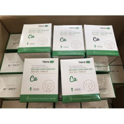 1 gói nhỏ canxi tiens thiên sư dạng bột hòa tan canxi hữu cơ
