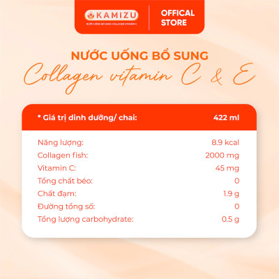 Nước uống bổ sung Kamizu hương cam thanh mát - Lốc 6 chai