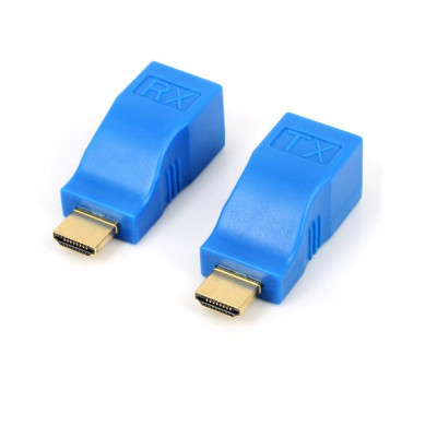 Nối dài HDMI bằng dây mạng lan RJ45 dài 30m - HDMI Extender 30m - Hàng Nhập Khẩu