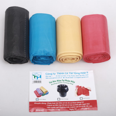 1 Kg túi đựng rác đen, size tiểu 45 x 55 cm cm, thương hiệu Nhựa tổng hợp 2