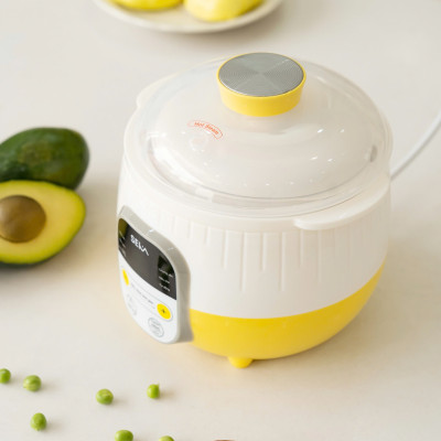 (Model 2025) Nồi Nấu Chậm Đa Năng SEKA SK6132 Nồi Nấu Cháo, Ninh Hầm Hấp 0.8L Hàng Chính Hãng