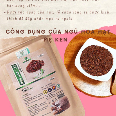 Ngũ hoa hạt thiên nhiên MẸ KEN 100G - ngũ hoa đắp mặt, mặt nạ ngũ hoa hạt, hạt đình lịch
