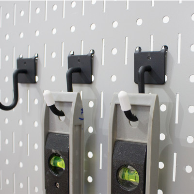 Bộ 3 móc câu S Pegboard bằng thép sơn tĩnh điện hiện đại - Phụ kiện cho bảng treo dụng cụ cơ khí