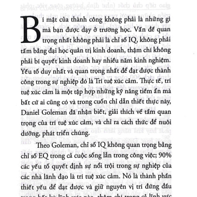 Trí Tuệ Xúc Cảm Ứng Dụng Trong Công Việc (Tái Bản)