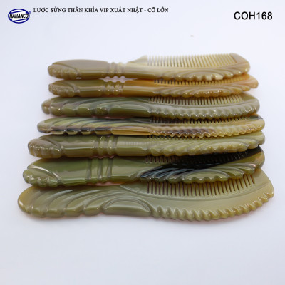 Lược sừng dáng cổ điển VIP cỡ lớn (Size: XXL - 23cm) COH168 - Lược sừng xuất Nhật - Chăm sóc tóc