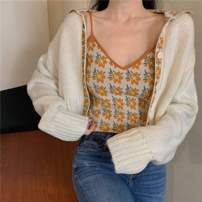 Set cardigan len thời trang thu đông nữ